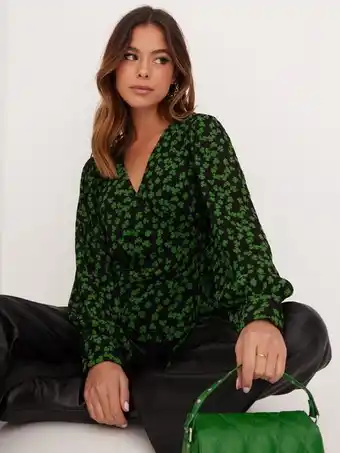 Object Collectors Item Objalettia L/S Wrap Top a Fair Hverdagsbluser