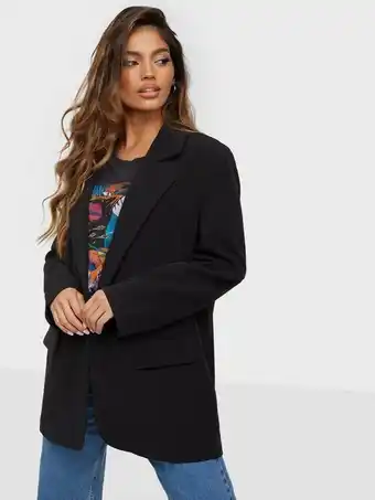 Nelly Only Onllana-Berry L/S Ovs Blazer Tlr No Blazere Black tilbud