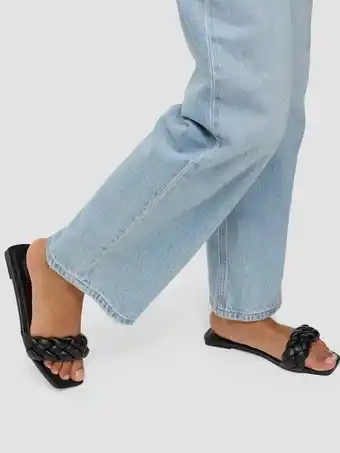 Nelly NLY Shoes Braided Flat Sandaler tilbud
