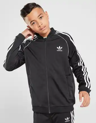 JD Sports Adidas Originals SS Track Top Junior, Sort tilbud