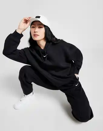 Nike Swoosh Fleece Joggingbukser Dame, Sort