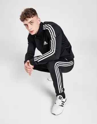 Adidas Badge of Sport Poly Tracksuit, Sort