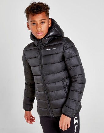 Champion Script Logo Padded Jacket 