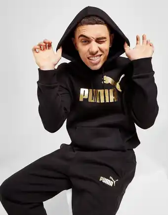 JD Sports PUMA Core Overhead Hoodie - Only at JD, Sort tilbud
