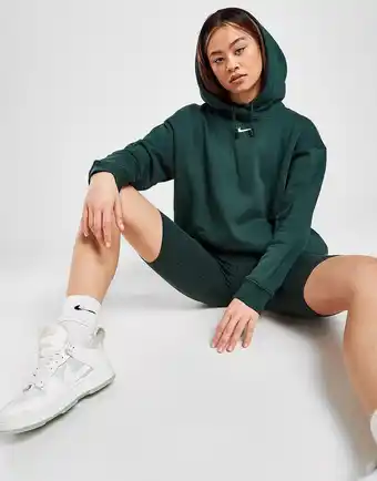 JD Sports Nike Oversize Hættetrøje Dame, Grøn tilbud