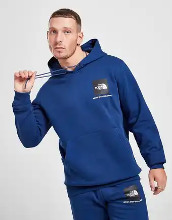 The North Face Fine Box Overhead Hoodie, Blå