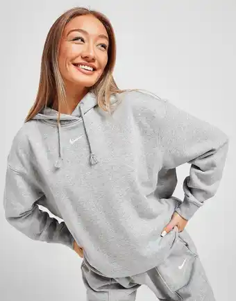 Nike Essential Oversized Fleece Hættetrøje Dame, Grå
