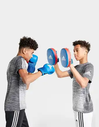 JD Sports Adidas Boxing Gloves & Focus Mitts Set Kids, Blå tilbud