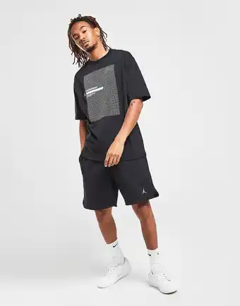 JD Sports Jordan Essential Fleece Shorts, Sort tilbud
