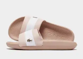Lacoste Croco Badesandaler Dame, Pink