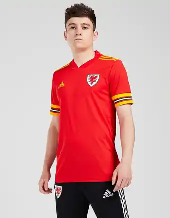 Adidas Wales 2020 Hjemmebanetrøje Herre, Rød