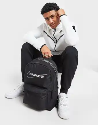JD Sports Nike Air Max Heritage Backpack - Only at JD, Sort tilbud