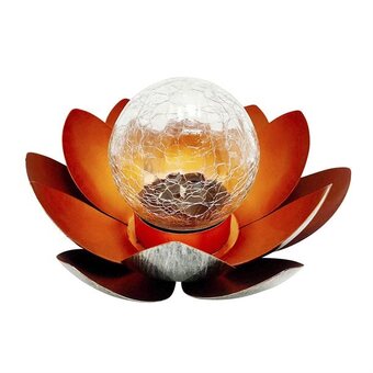 Dekorativ solcellelampe - Lotusblomsten