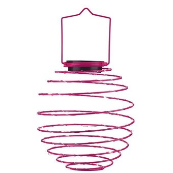 Spiral solcellebelysning stor model 1 stk - 22 cm