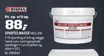 Bygma Bygma Spartelmasse Mellem 10L tilbud