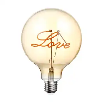 KULZ E27 / 15W LOVE GOLDEN LED-PÆRE