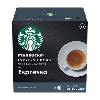 Punkt1 STARBUCKS ESPRESSO ROAST KAFFEKAPSLER BY NESCAFE DOLCE GUSTO tilbud