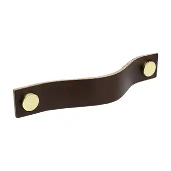 BESLAG DESIGN HÅNDTAG STROP BROWN LÆDER