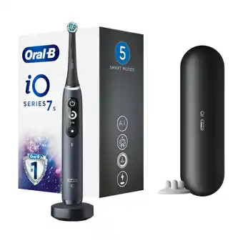 Punkt1 ORAL-B IO7S ONYX ELEKTRISK TANDBØRSTE, SORT tilbud