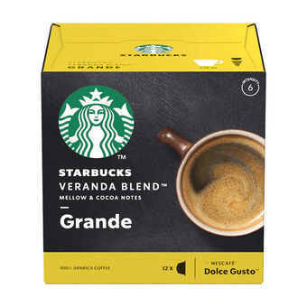 Punkt1 STARBUCKS VERANDA BLEND KAFFEKAPSLER BY NESCAFE DOLCE GUSTO tilbud