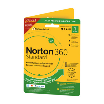 NORTON 360 STANDARD ATTACH 1 ENHED 12 MÅNEDER