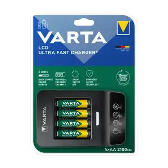 Expert VARTA LCD ULTRA FAST OPLADER 4XAA 2100MAH tilbud