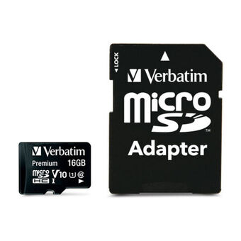VERBATIM MIKRO-SDHC C10/U1 ADA 16 GB