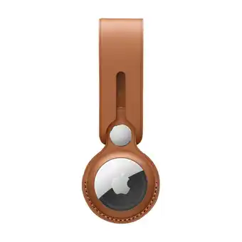 APPLE AIRTAG LÆDERING SADDLE BROWN