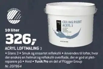 Acryl Loftmaling 3 10L