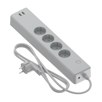 Expert CALEX SMART STIKKONTAKT 4-VEJS + 2 X USB tilbud