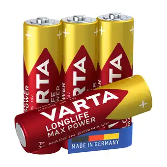 VARTA BLI LONGLIFE MAX POWER AA BATTERIER, 4 STK.