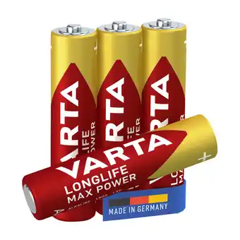 Expert VARTA BLI LONGLIFE MAX POWER AAA BATTERIER, 4 STK. tilbud