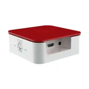 RASPBERRY PI QUATRO CASE RED/WHITE