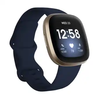 FITBIT VERSA 3 MIDNIGHT/SOFT GOLD