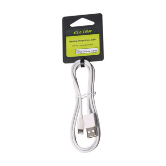 Expert ELETRA USB-LIGHTNING CABLE 1M WH tilbud