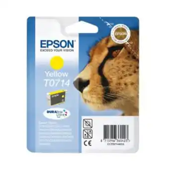 SINGLEPACK YELLOW T0714 DURABRITE ULTRA INK