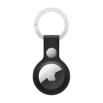 APPLE AIRTAG LÆDERNØGLERING MIDNAT