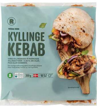 REMA 1000 Kyllingekebab, 300 g tilbud