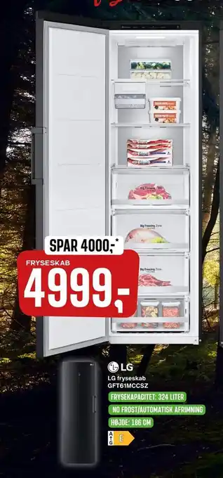 Skousen LG fryseskab GFT61MCCSZ tilbud