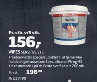 Wipes Sensitive