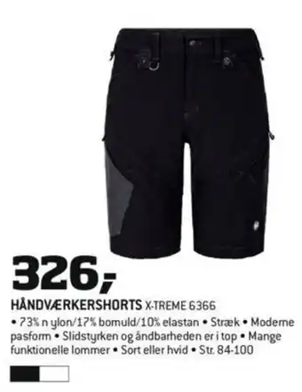 Håndværker shorts X-Treme 6366