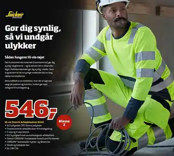 Bygma Hi-Vis Stretch Arbejdsbukser 6243 tilbud