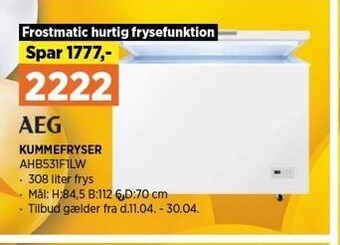 Power Kummefryser tilbud