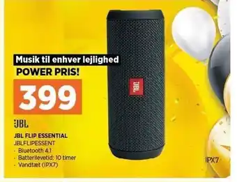 Power JBL flip essential tilbud