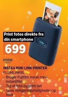 Power Instax Mini Link Printer tilbud