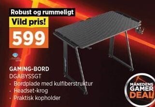Power Gaming-bord tilbud
