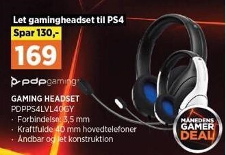 Power Gaming headset tilbud