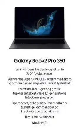 Power Galaxy Book2 Pro 360 tilbud