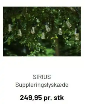 Silvan Sirius Suppleringslyskæde tilbud