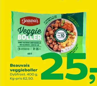 Coop 365 Beauvais veggieboller tilbud